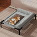Lit Chien Respirant Surélevé En Maille Avec Coussin Amovible, Lavable Pour Chien Et Chat, vue principale du lit chien respirant