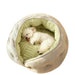 Coussin Chien Moelleux Pour Petit Chien, Lit Douillet En Polaire Corail Lavable – panier enveloppant pour un coin repos confortable