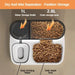 Distributeur Automatique d'Aliments pour Animaux en plastique facile à nettoyer, distributeur croquettes automatique