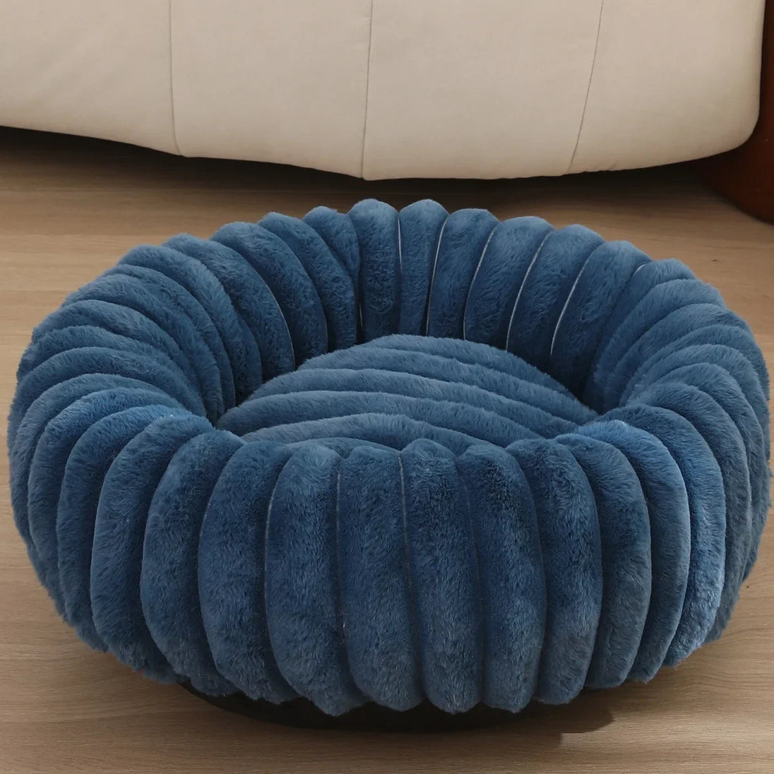 Panier Rond Pour Chien Douillet En Peluche, Lit Hivernal Lavable, 40-90 Cm Pour Chien Moyen – panier rond pour chien refuge chaud et rassurant