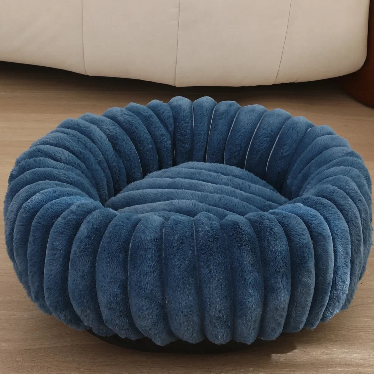 Panier Rond Pour Chien Douillet En Peluche, Lit Hivernal Lavable, 40-90 Cm Pour Chien Moyen – panier rond pour chien refuge chaud et rassurant