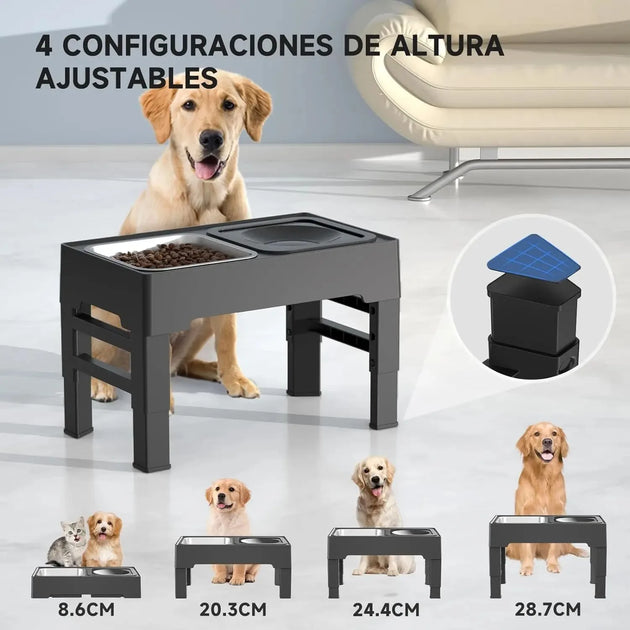 Supports Pour Animaux Pliables : pour Chats et Chiens, support gamelle chien pliable et pratique