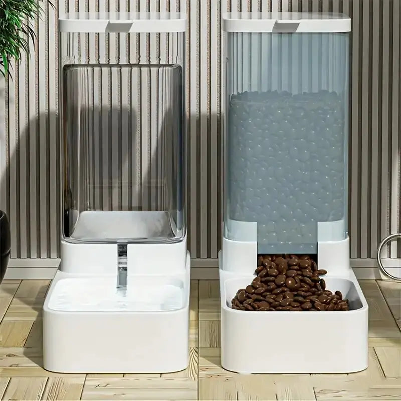 Distributeur Automatique pour Chien - Nourrisseur et Distributeur d'Eau Pratique, distributeur nourriture chien facile à remplir