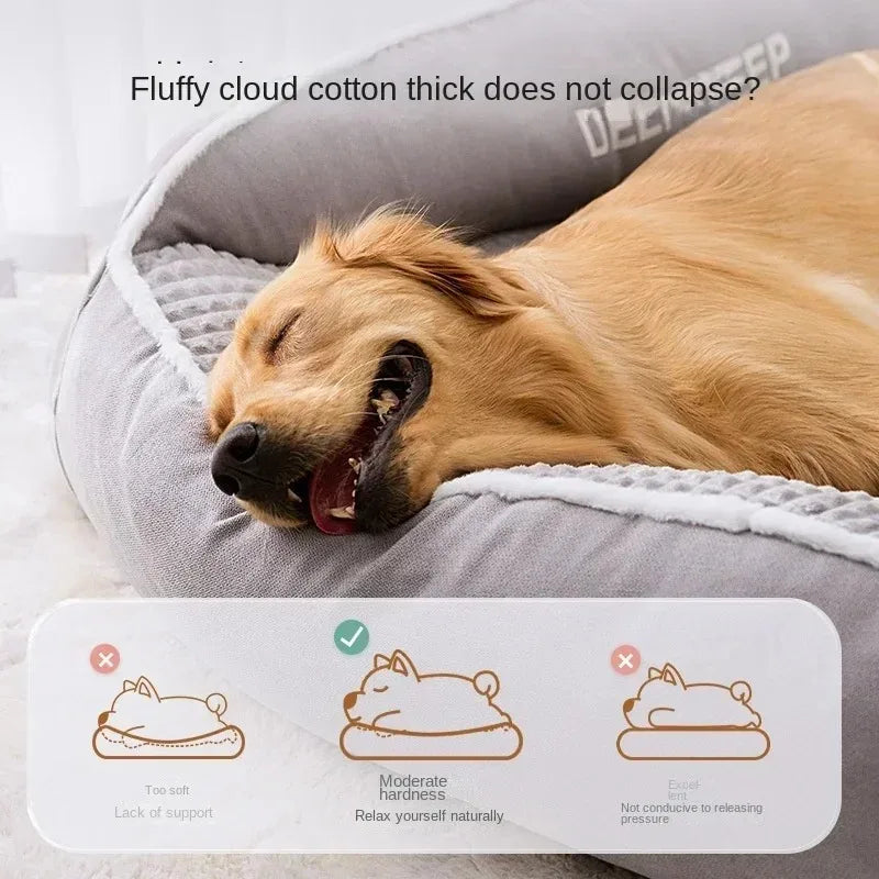 Panier Chien Chaud Pour Chien Et Chat, Lit Douillet En Velours Côtelé Lavable, détail du tissu en velours côtelé doux