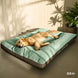 Panier Chien Lavable En Corduroy Douillet, Coussin Épais Pour Petit À Grand Chien, panier chien lavable avec rembourrage épais