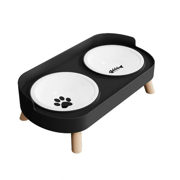 Bol double coloré pour animaux, gamelle double pour chien résistante et hygiénique