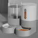 Distributeur Automatique pour Chats : Solution Pratique et Spacieuse pour Nourrir Vos Animaux, distributeur croquettes chat en plastique durable