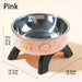 Bol pour animaux en acier inoxydable – Design Élevé Anti-Renversement avec Base en Silicone Antidérapante, gamelle inox chien moderne pour les repas