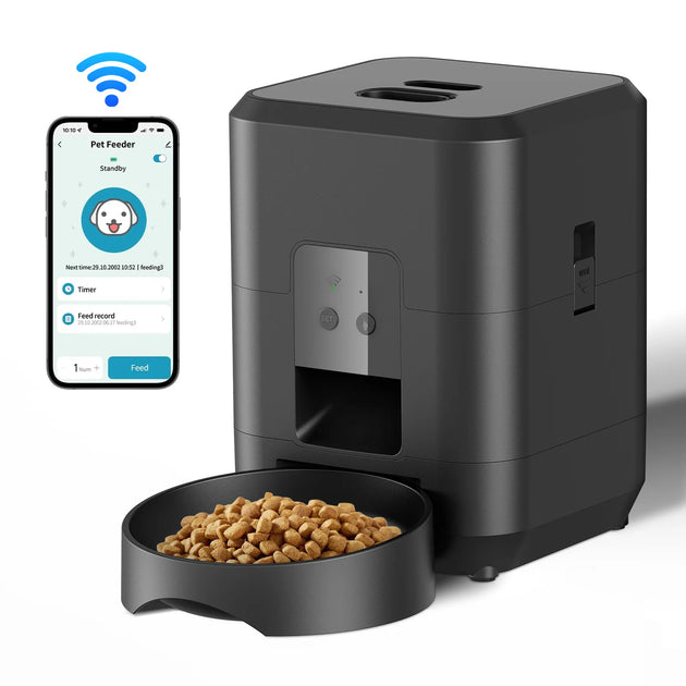 Distributeur Automatique de Nourriture pour Chiens et Chats - ZYfeeder, distributeur automatique croquettes avec programmation des repas