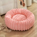 Panier Rond Pour Chien Douillet En Peluche, Lit Hivernal Lavable, 40-90 Cm Pour Chien Moyen – panier rond pour chien pour salon ou chambre
