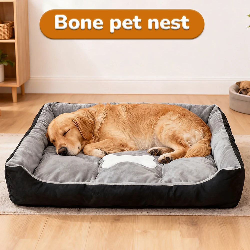 Coussin Chien Épais Pour Chien Et Chat, Canapé Lavable En Coton, Tailles S À XL – couchage disponible en tailles S à XL, coussin chien épais