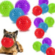 Balle Épineuse Couinante pour Chien et Nettoyage des Dents - Jouet grinçant pour chien