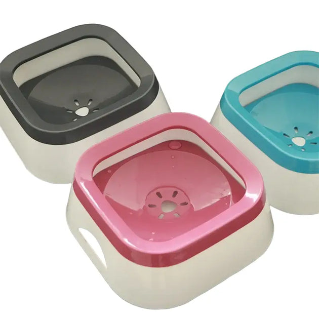 Bol d’eau anti-éclaboussures 1L pour chien et chat - Bol d’eaux anti-éclaboussure pour chien