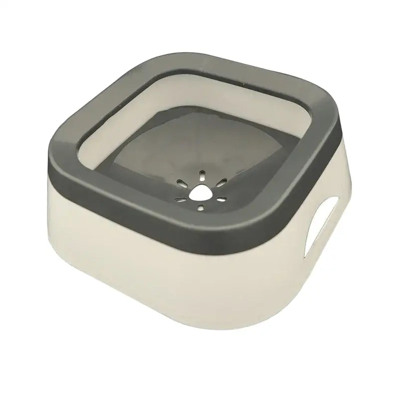 Bol d’eau anti-éclaboussures 1L pour chien et chat - Gris - Bol d’eaux anti-éclaboussure pour chien