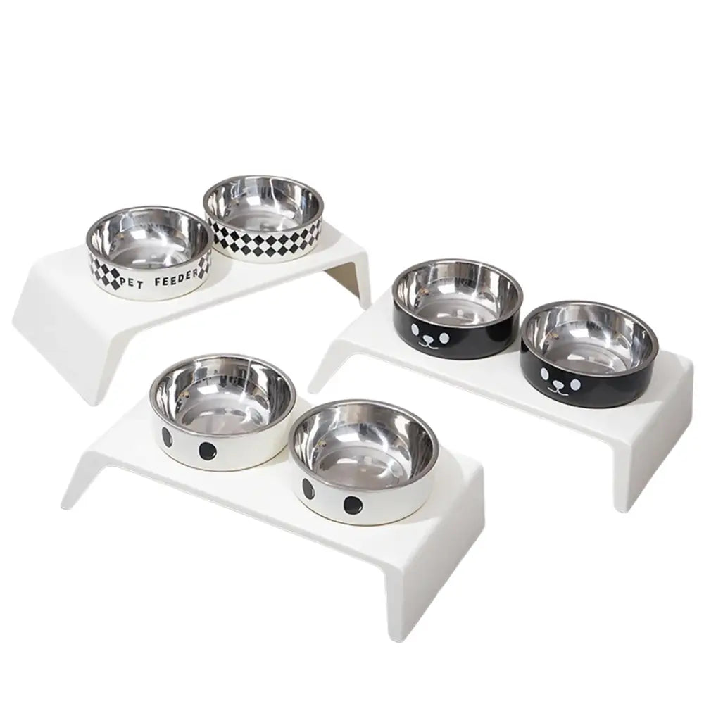 Bol surélevé pour mangeoire pour chien avec gamelles inox - Bol surélevé pour mangeoire pour chien