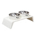 Bol surélevé pour mangeoire pour chien avec gamelles inox - Visage de chat-B - Bol surélevé pour mangeoire pour chien