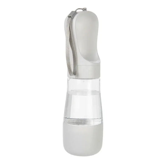 Bouteille d’eau 2 en 1 portable pour chien et chat avec socle - Eaux Vives et Nourriture - Bouteille d’eaux portable