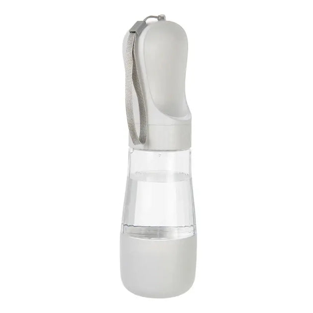 Bouteille d’eau 2 en 1 portable pour chien et chat avec socle - Eaux Vives et Nourriture - Bouteille d’eaux portable