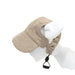Casquette de baseball pour grand chien en velours côtelé - Kaki / XS-conseil 2-5kg - Casquette pour chien