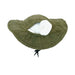 Casquette de baseball pour grand chien en velours côtelé - Vert Armée / XS-conseil 2-5kg - Casquette pour chien