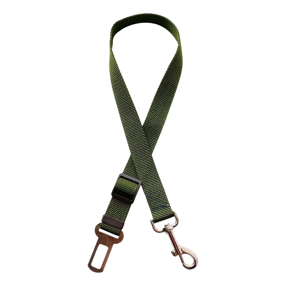 Ceinture de sécurité élastique et réfléchissante pour chien orange - CWQY-4-AG - Harnais de ceinture de sécurité
