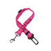 Ceinture de sécurité élastique et réfléchissante pour chien orange - Rouge Pourpre - Harnais de ceinture de sécurité