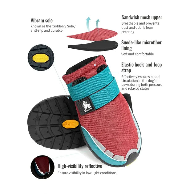 Chaussures de randonnée pour chien Truelove Vibram - Chaussure pour animaux de compagnie