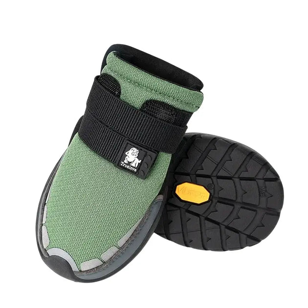 Chaussures de randonnée pour chien Truelove Vibram - Gazon vert 2 Pièces / M - Chaussure pour animaux de compagnie