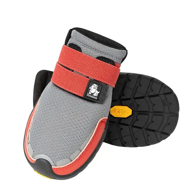 Chaussures de randonnée pour chien Truelove Vibram - Gris Neutre 2 Pièces / S - Chaussure pour animaux de compagnie