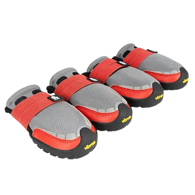 Chaussures de randonnée pour chien Truelove Vibram - Gris Neutre 4 Pièces / L - Chaussure pour animaux de compagnie
