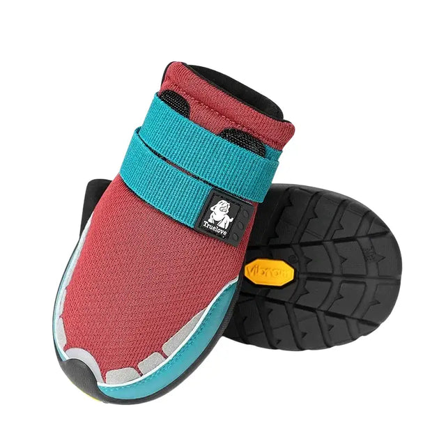 Chaussures de randonnée pour chien Truelove Vibram - Jujube Rouge 2 Pièces / XL - Chaussure pour animaux de compagnie