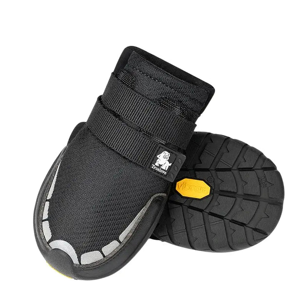 Chaussures de randonnée pour chien Truelove Vibram - Lots de 2 Noirs / XXS - Chaussure pour animaux de compagnie