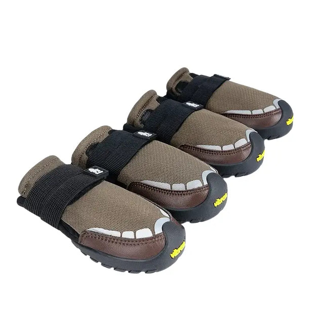 Chaussures de randonnée pour chien Truelove Vibram - Shitake 4 Pièces / M - Chaussure pour animaux de compagnie
