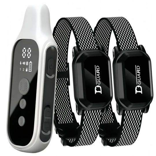 Collier dressage chien numérique étanche 800m – Télécommande LCD - D80-2 - Collier de dressage pour animaux de compagnie