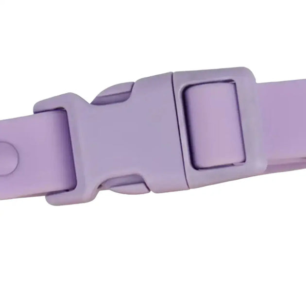 Collier pour chien en silicone rouge imperméable et réglable - Collier pour animaux de compagnie