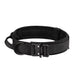 Collier tactique orange pour chien avec poignée et boucle robuste - Noir / L - Collier tactique pour chien