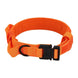 Collier tactique orange pour chien avec poignée et boucle robuste - Orange / M - Collier tactique pour chien