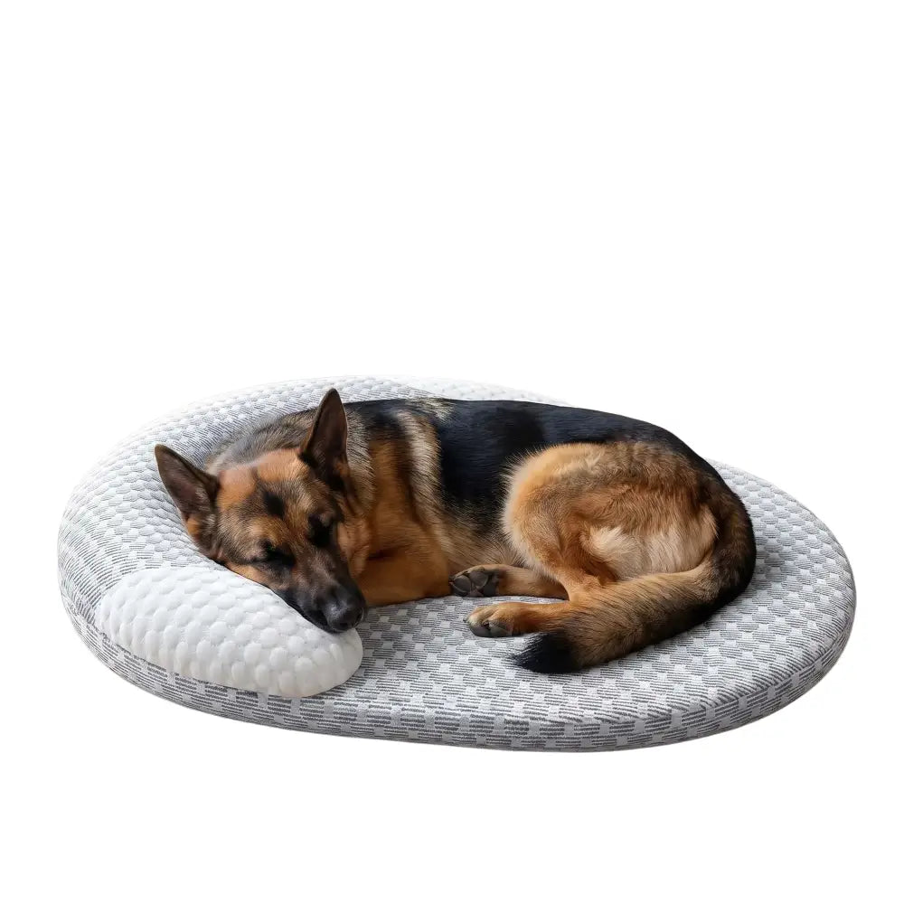 Cooling Dog Bed Summer Ice Silk Cat Mat Oval Pet Nest Breathable Heat Dissipation Cooling Pad for Small Medium Large