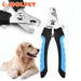 Coupe-ongles professionnel en acier inoxydable avec garde de sécurité - Coupe ongle pour animaux