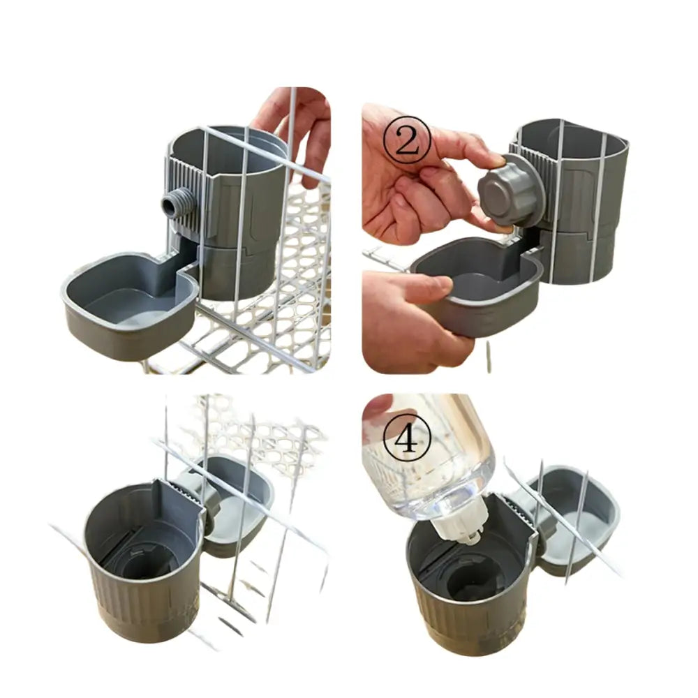 Distributeur Automatique d’Eau et de Nourriture pour Chiens et Chats - Mangeoire pour animaux de compagnie