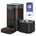 Distributeur de croquettes et fontaine à eau pour chat - 5G. 2.4G WIFI NOIR / Allemagne / 6L - Mangeoire pour chien