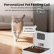 Distributeur de croquettes et fontaine à eau pour chat - Mangeoire pour chien