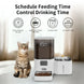 Distributeur de croquettes et fontaine à eau pour chat - Mangeoire pour chien