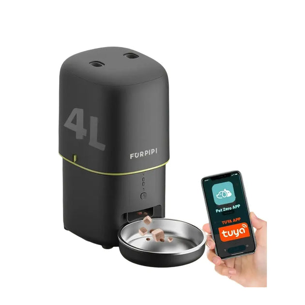 Distributeur de croquettes wifi 4L pour chien et chat - Mangeoire automatique pour chat et chien
