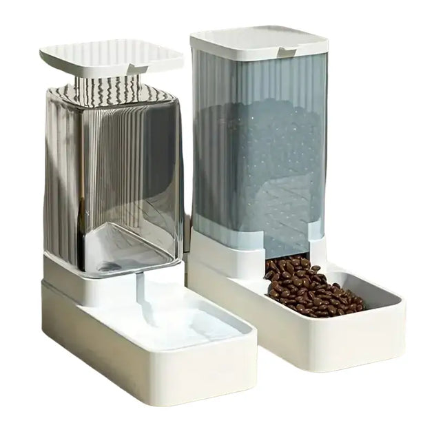 Distributeur d’eau et rangement alimentaire pour chien - Ensemble de 3.8 Litre X 2.1 Kg - Distributeur automatique