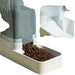 Distributeur d’eau et rangement alimentaire pour chien - Gamelle de 2.1 Kg - Distributeur automatique de nourriture