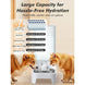 Distributeur grande capacité 8l en acier inoxydable - Bol à eau 8 Litre - Mangeoire pour animaux de compagnie
