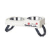 Gamelle pour chien double en inox surélevée - Blanc - Bol surélevé pour mangeoire pour chien