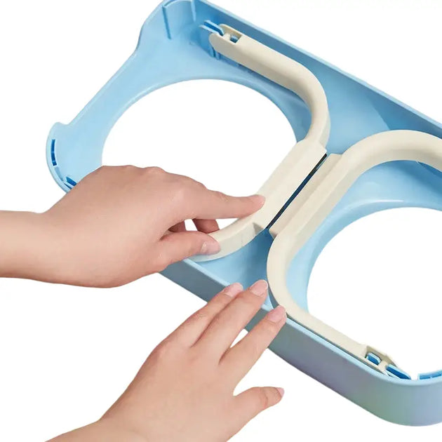 Gamelle pour chien double en inox surélevée - Bol surélevé pour mangeoire pour chien