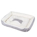 Grand lit douillet pour chien et chat gris - Gris blanc / S-60x45cm - Canapé pour chien